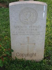 Dar Es Salaam War Cemetery - Visagie, P G